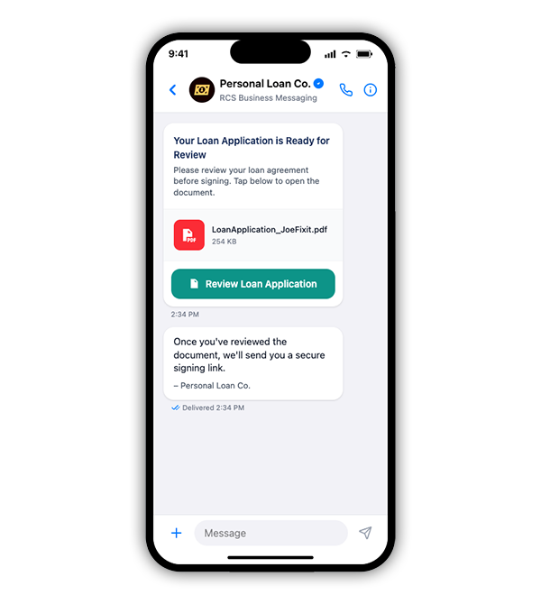 crypton rcs messaging demo